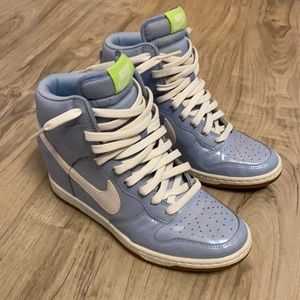 ✨Nike Dunk Sky Hi Alum White/Flash Lime